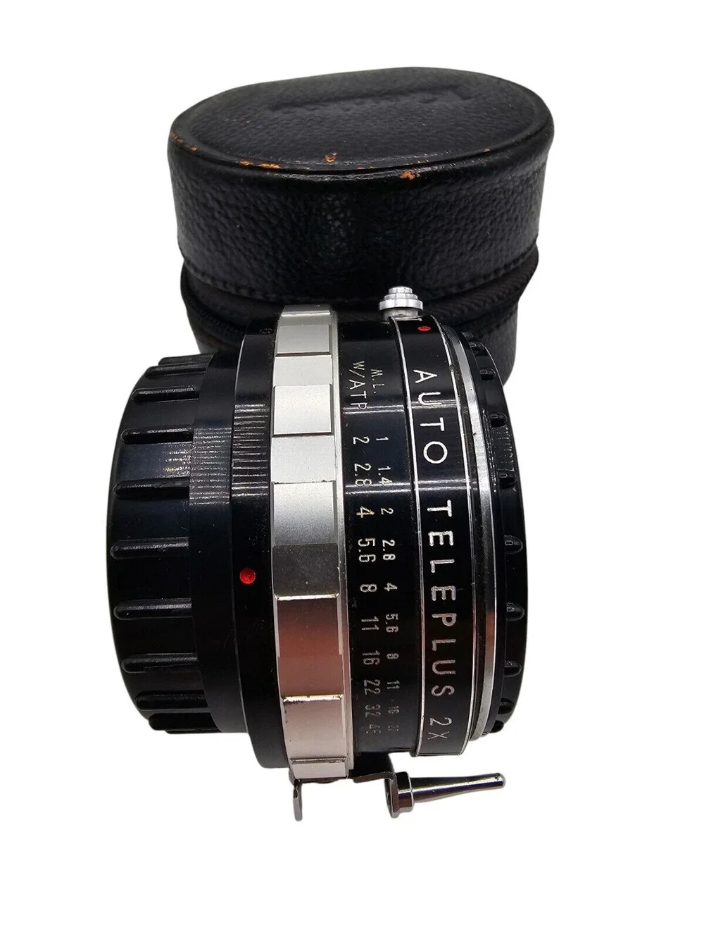 Kenko NT Auto Teleplus 2X Converter for Nikon with leather case and end caps
